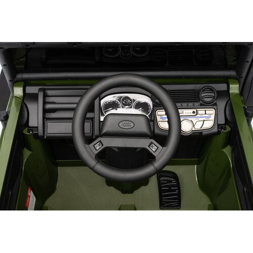 Land Rover kinderauto Land Rover Defender 110 SVX Oldtimer 12V kinderauto Groen Land Rover kinderauto Land Rover Defender 110 SVX Oldtimer 12V kinderauto Groen