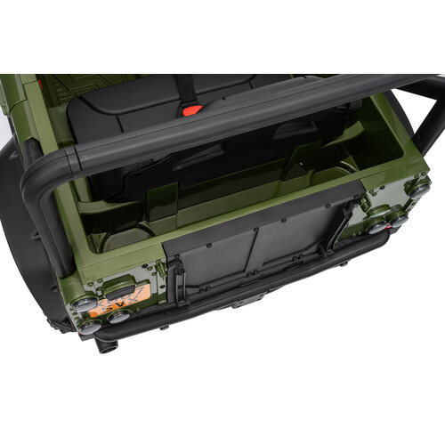 Land Rover kinderauto Land Rover Defender 110 SVX Oldtimer 12V kinderauto Groen Land Rover kinderauto Land Rover Defender 110 SVX Oldtimer 12V kinderauto Groen