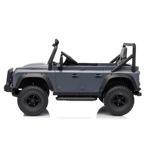 Land Rover kinderauto Land Rover Defender 110 SVX Oldtimer 12V kinderauto Grijs