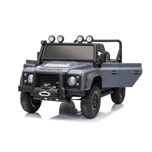 Land Rover kinderauto Land Rover Defender 110 SVX Oldtimer 12V kinderauto Grijs