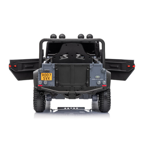 Land Rover kinderauto Land Rover Defender 110 SVX Oldtimer 12V kinderauto Grijs