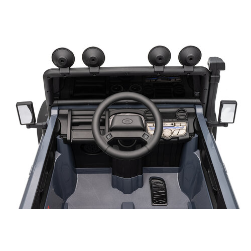 Land Rover kinderauto Land Rover Defender 110 SVX Oldtimer 12V kinderauto Grijs