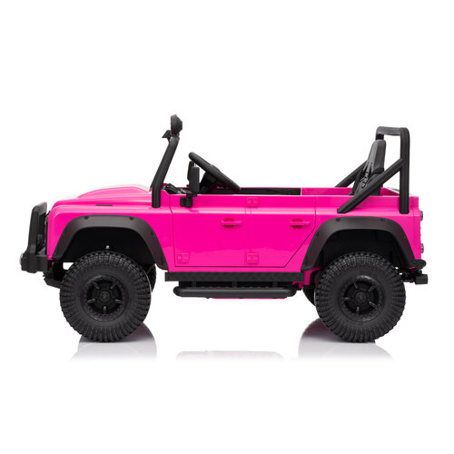 Land Rover kinderauto Land Rover Defender 110 SVX Oldtimer 12V kinderauto Roze