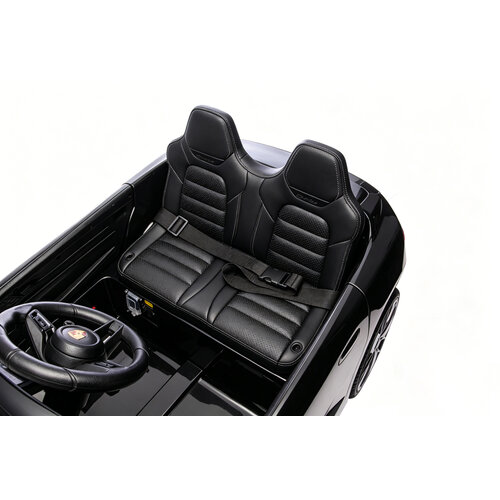 Porsche Kinderauto Porsche Macan 12V kinderauto Metallic Zwart Porsche Kinderauto Porsche Macan 12V kinderauto Metallic Zwart