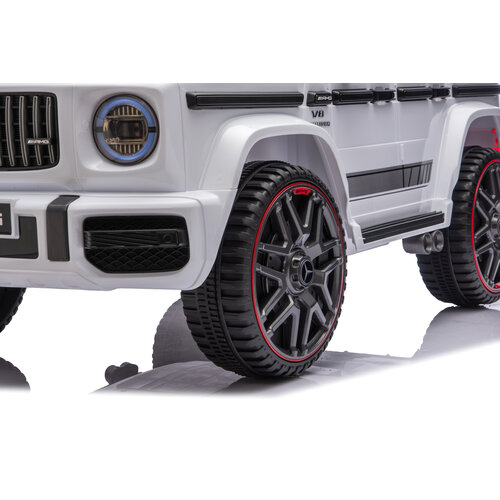 Mercedes kinderauto Mercedes G63 AMG Cabrio 12V Kinderauto Wit
