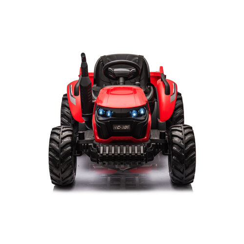 Elektrische kindertractor met aanhanger 24V Rood Elektrische kindertractor met aanhanger 24V Rood