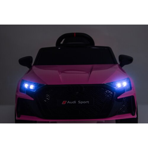 Audi kinderauto Audi RS3 12V Kinderauto Roze Audi kinderauto Audi RS3 12V Kinderauto Roze