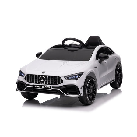 Mercedes kinderauto Mercedes CLA45 AMG 12V Kinderauto Wit