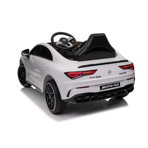 Mercedes kinderauto Mercedes CLA45 AMG 12V Kinderauto Wit