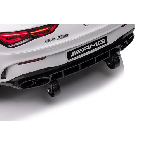 Mercedes kinderauto Mercedes CLA45 AMG 12V Kinderauto Wit