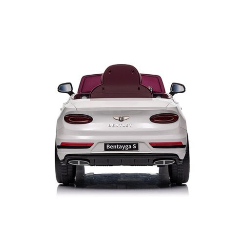 Bentley kinderauto Bentley Bentayga 12V Elektrische Kinderauto Wit Bentley kinderauto Bentley Bentayga 12V Elektrische Kinderauto Wit