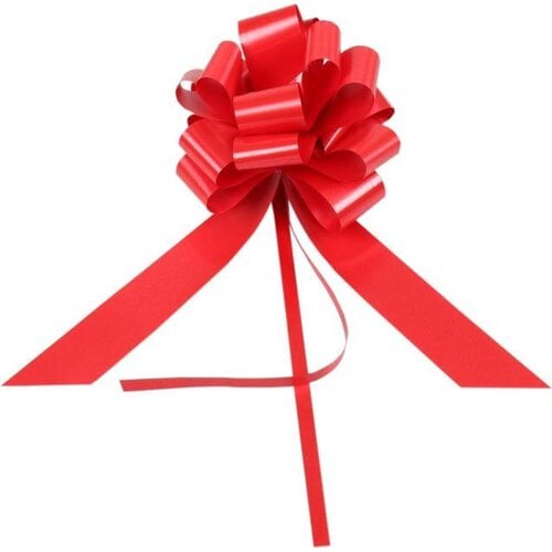 FINOOS Snelstrik - Cadeaustrik - Trekstrik - Cadeau lint - Verpakking strik 31 mm Rood 30 Stuks FINOOS Snelstrik - Cadeaustrik - Trekstrik - Cadeau lint - Verpakking strik 31 mm Rood 30 Stuks