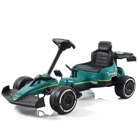 Aston Martin Kinderauto Aston Martin - Formule 1 - Skelter - 3 tot 6 jaar - groen