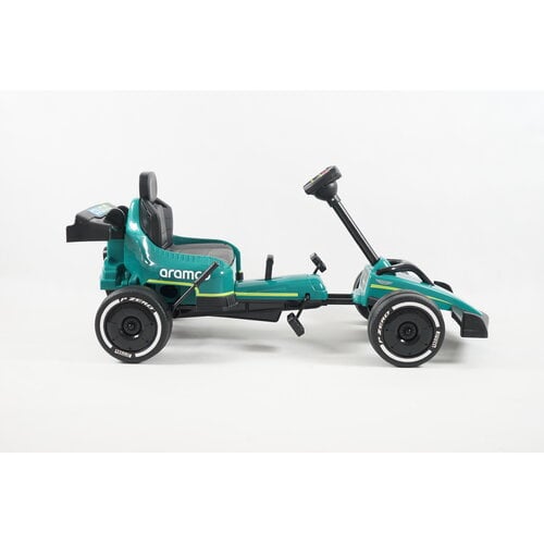 Aston Martin Kinderauto Aston Martin - Formule 1 - Skelter - 3 tot 6 jaar - groen