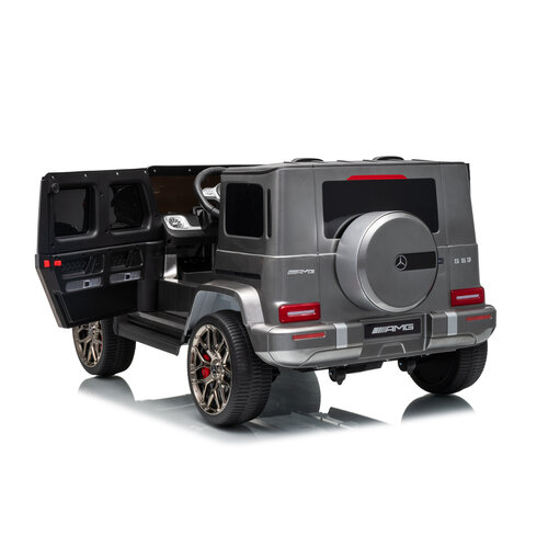 Mercedes kinderauto Mercedes G63 12V 2-persoons kinderauto metallic Grijs