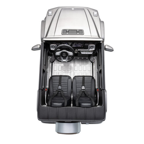 Mercedes kinderauto Mercedes G63 12V 2-persoons kinderauto metallic Grijs