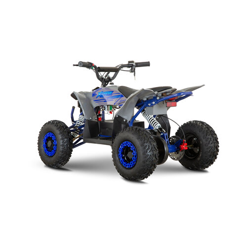 Xtreme Ride | FU1200 Elektrische  Kinderquad Renegade 48V 1000W Grijs/Blauw