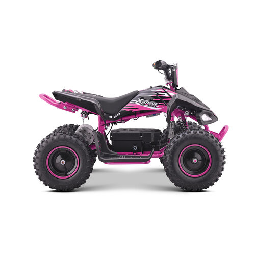 Xtreme Ride | ATV-6E Elektrische Kinderquad 36V 1000W Roze Xtreme Ride | ATV-6E Elektrische Kinderquad 36V 1000W Roze