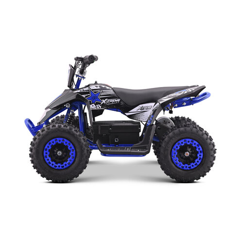 Xtreme Ride | ATV-8E Elektrische Kinderquad 36V 1000W Blauw
