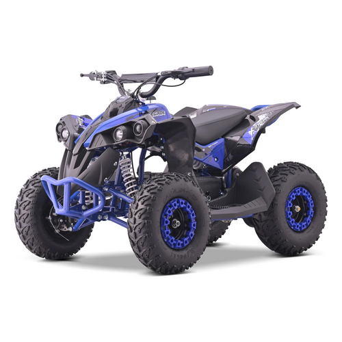 Xtreme Ride | ATV-3EA Elektrische  Kinderquad Renegade 48V 1000W Blauw