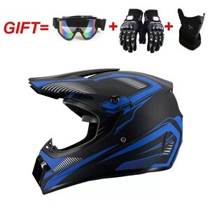 Helm + schaal & handschoenen | maat S - 51-55 Blauw Helm + schaal & handschoenen | maat S - 51-55 Blauw