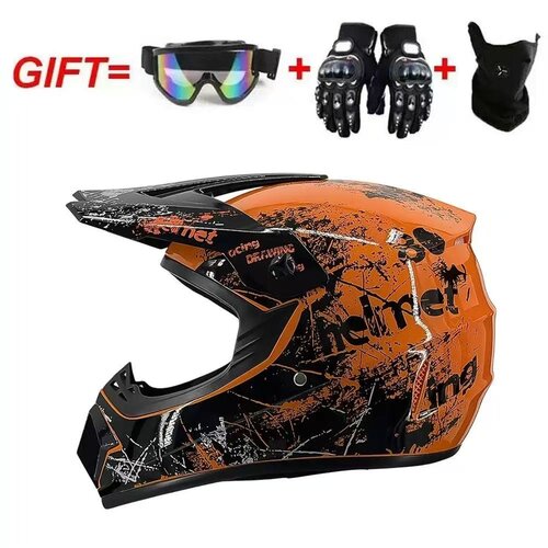 Helm + schaal & handschoenen | maat XS - 49-50 Oranje Helm + schaal & handschoenen | maat XS - 49-50 Oranje