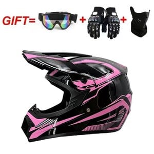 Helm + sjaal & handschoenen | maat S - 51-55 Roze