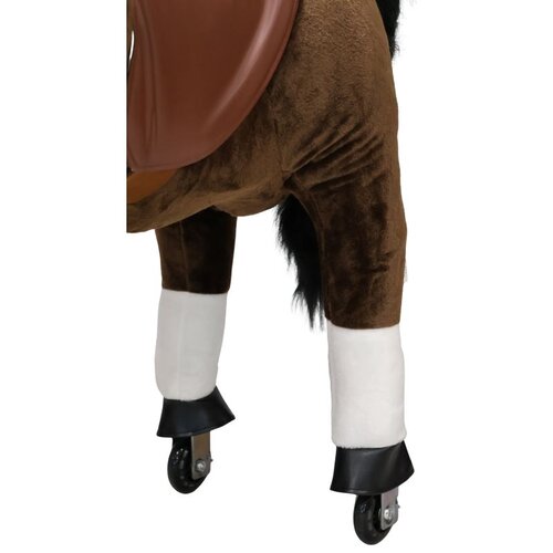 Pony Ride, rijdend speelgoed paard donkerbruin, SMALL Pony Ride, rijdend speelgoed paard donkerbruin, SMALL