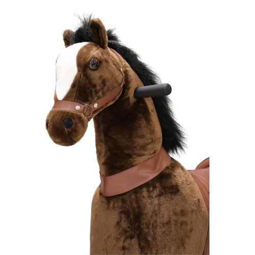 Pony Ride, rijdend speelgoed paard donkerbruin, SMALL Pony Ride, rijdend speelgoed paard donkerbruin, SMALL
