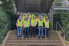 Besuch bei der Firma Akzo Nobel in Reutlingen