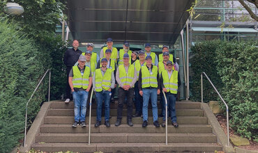 Besuch bei der Firma Akzo Nobel in Reutlingen