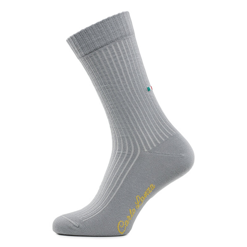 Grey  rib socks