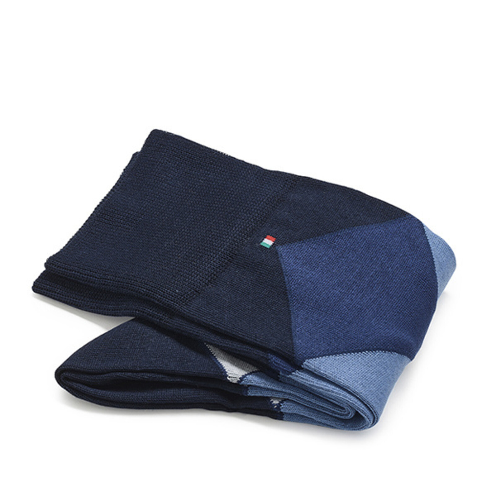 Carlo Lanza Blue rhombus socks | Carlo Lanza