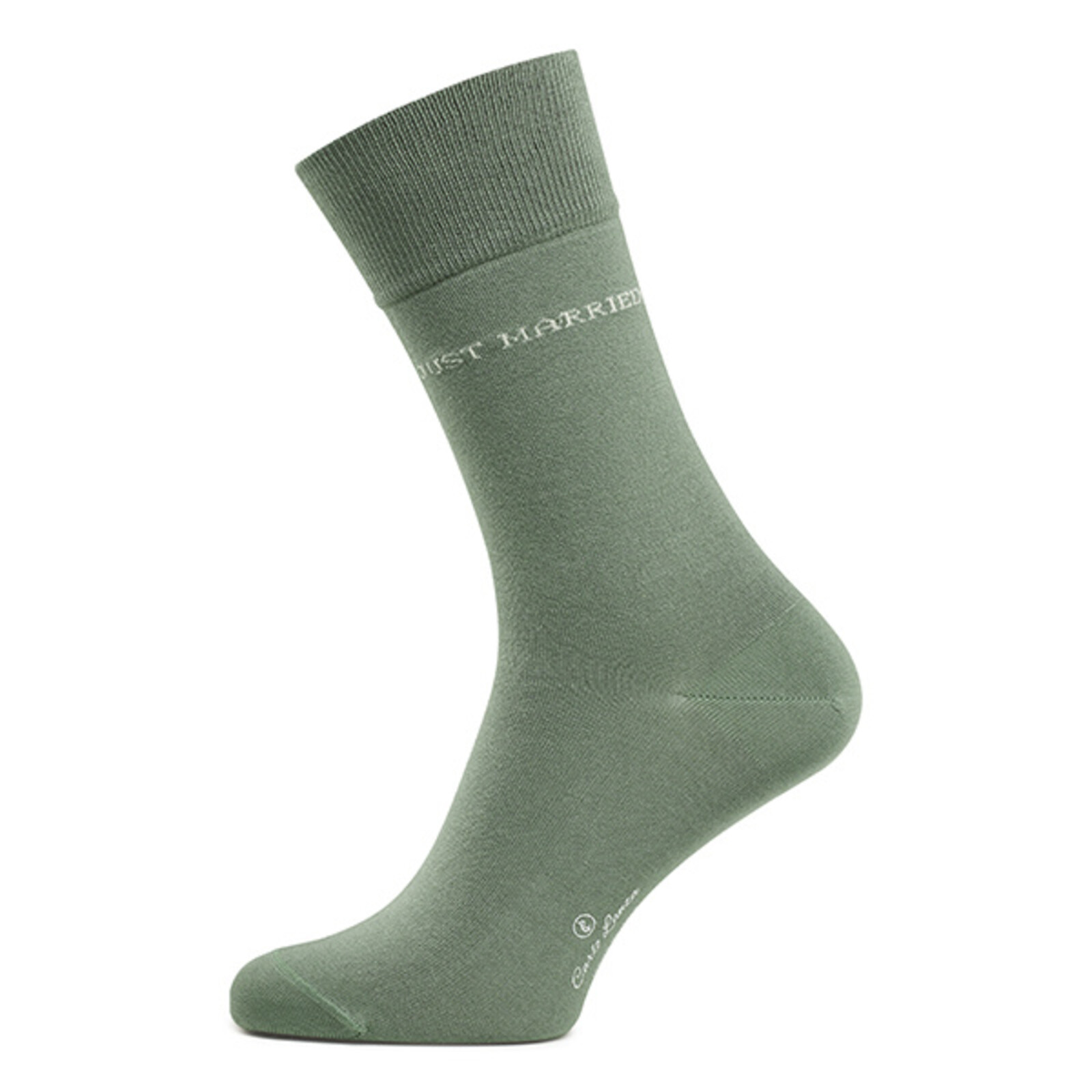 Carlo Lanza Green/ grey socks | Just Married