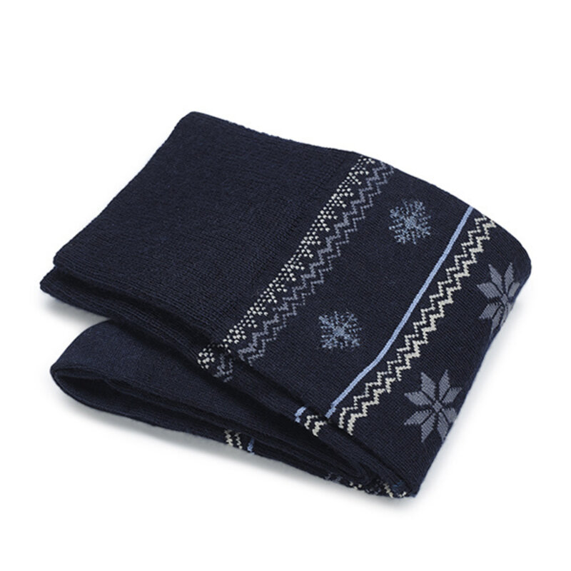 Dunkelblaue Winter Socken Merino Wolle