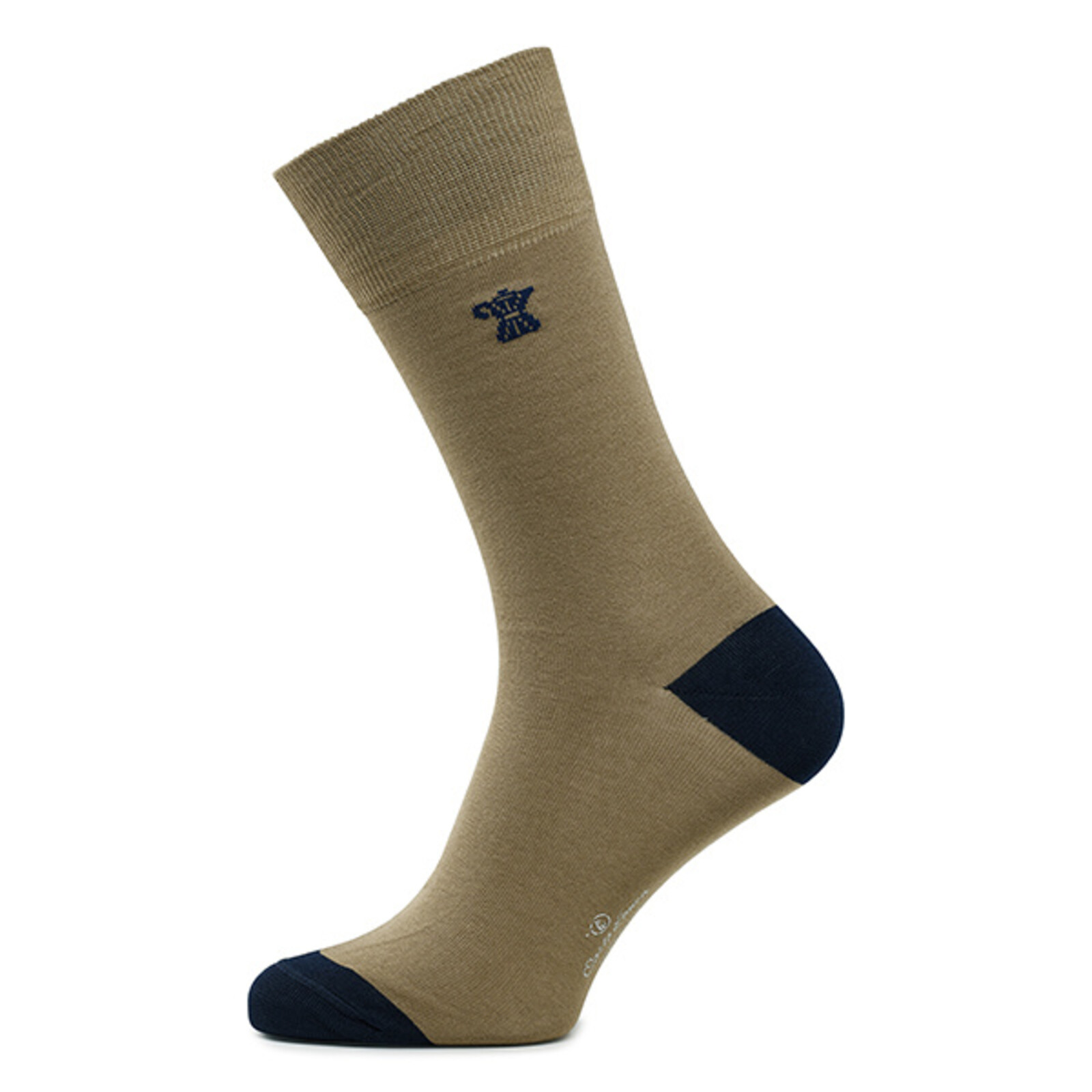 Carlo Lanza Kamel Kaffee Socken Baumwolle