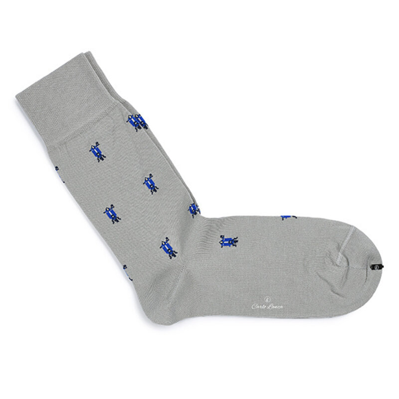 Graue roller Socken Baumwolle