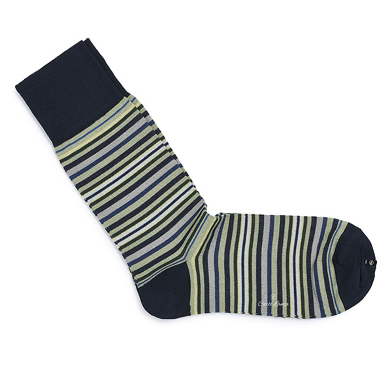 Carlo Lanza Blue stripe socks