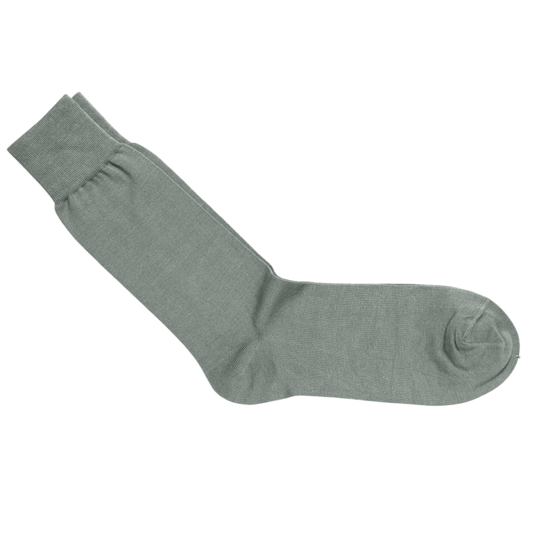 Green/grey cotton socks
