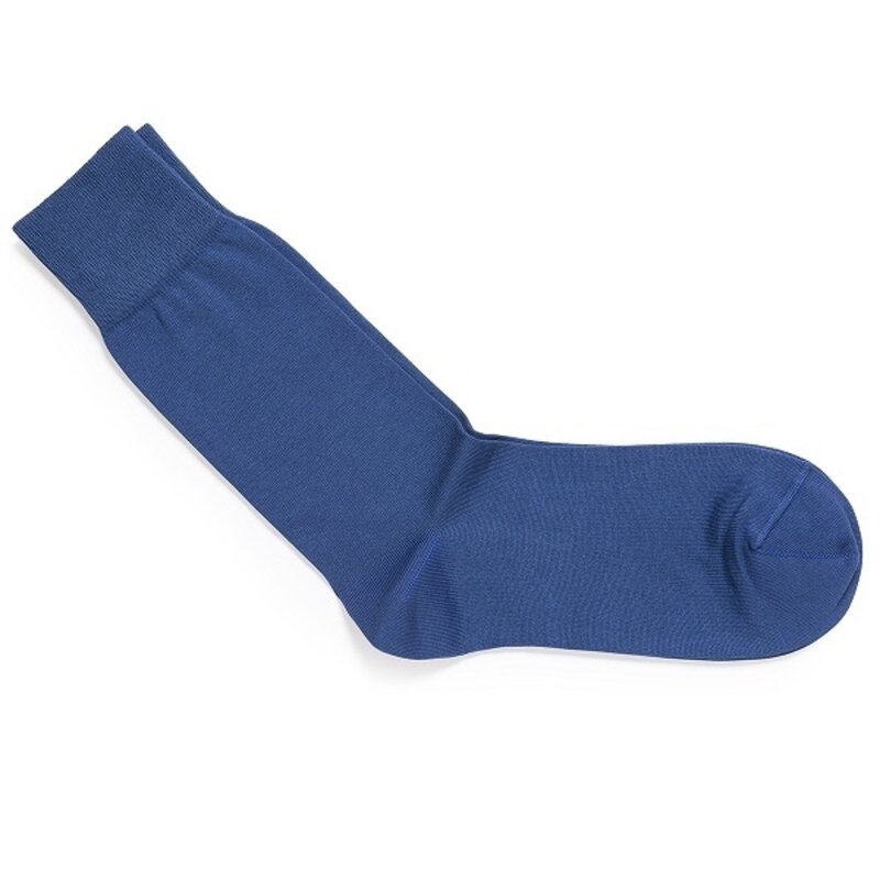 Kobaltblaue Socken Baumwolle