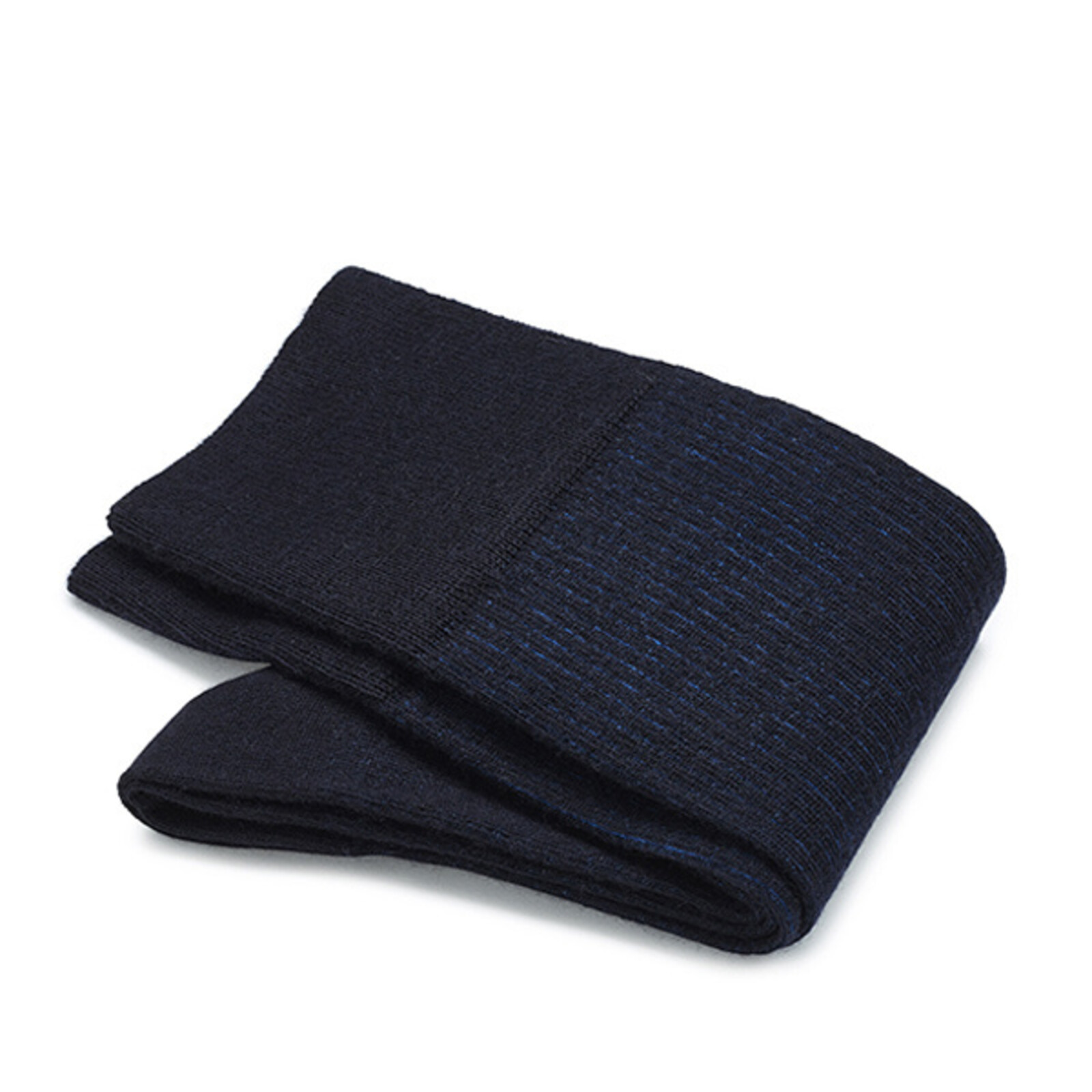 Carlo Lanza Dunkelblaue shadow Socken Merino Wolle