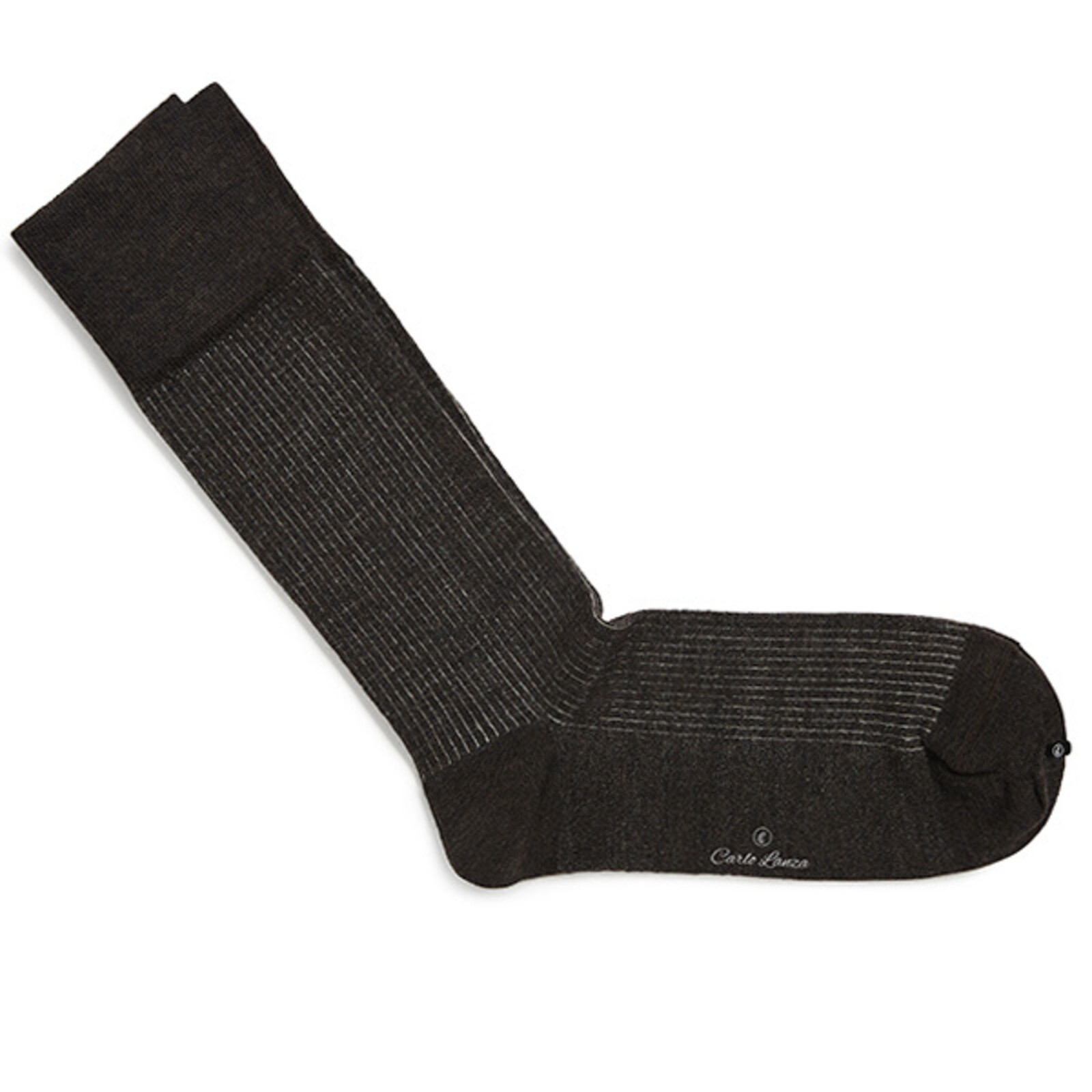 Carlo Lanza Braune Shadow Socken Merino Wolle