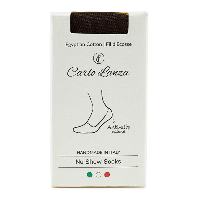 Bruine no show sokken | Carlo Lanza