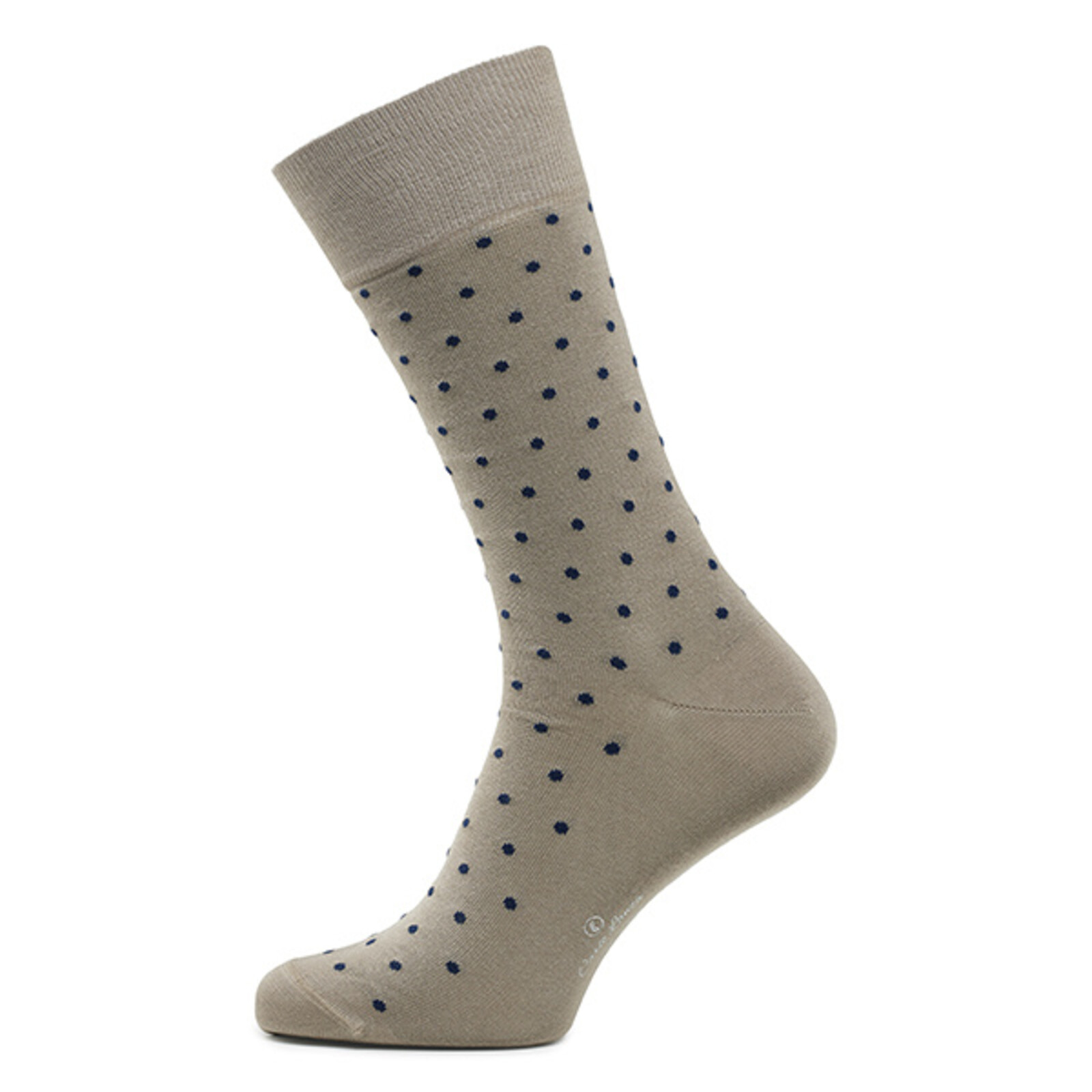 Carlo Lanza Taupefaberne gepunktete Socken | Carlo Lanza