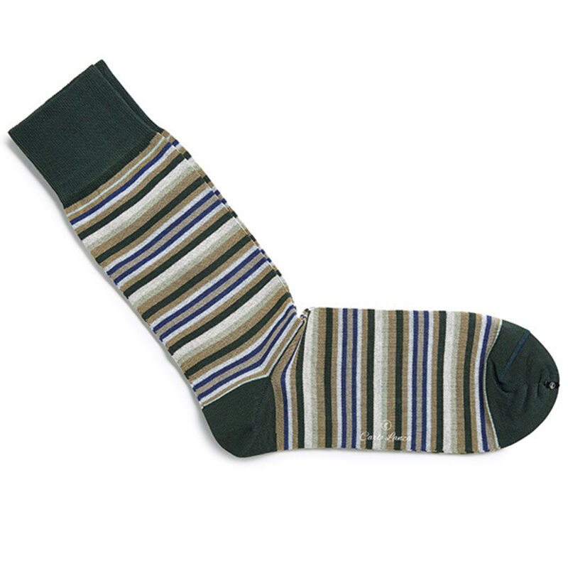 Green stripe socks