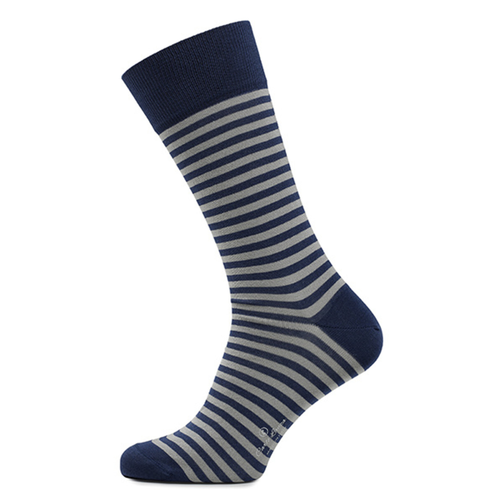 Carlo Lanza Königsblaue gestreifte Socken