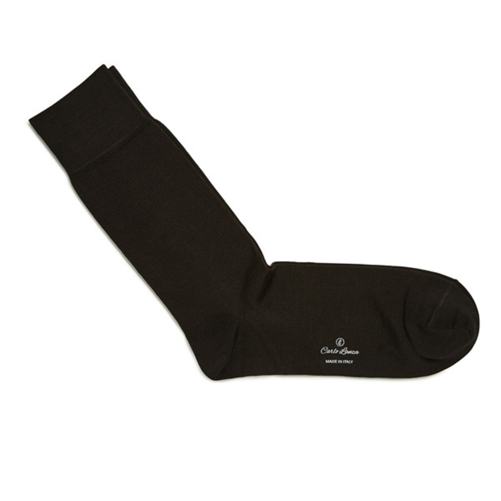 Carlo Lanza Dunkelbraune Socken Baumwolle