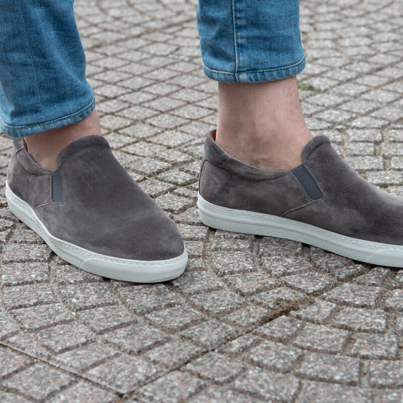 Beige no show Socken