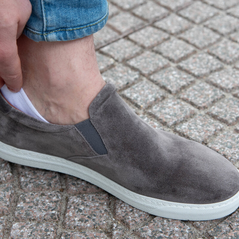 Beige no show Socken