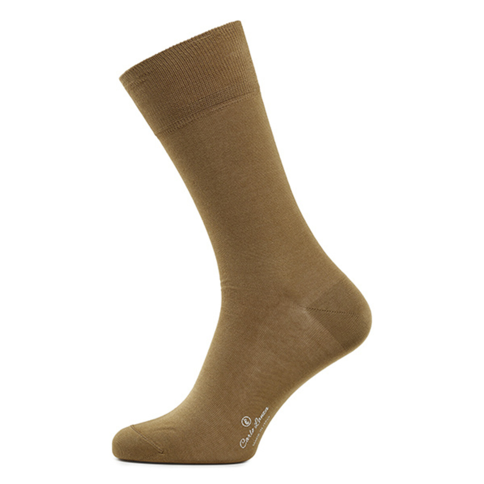 Carlo Lanza Cognac Socken Baumwolle